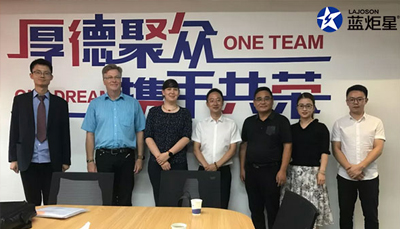 德国智能制造领域专家参访杏盛平台集成灶智造小镇
